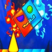 Fire and Water Geometry Dash